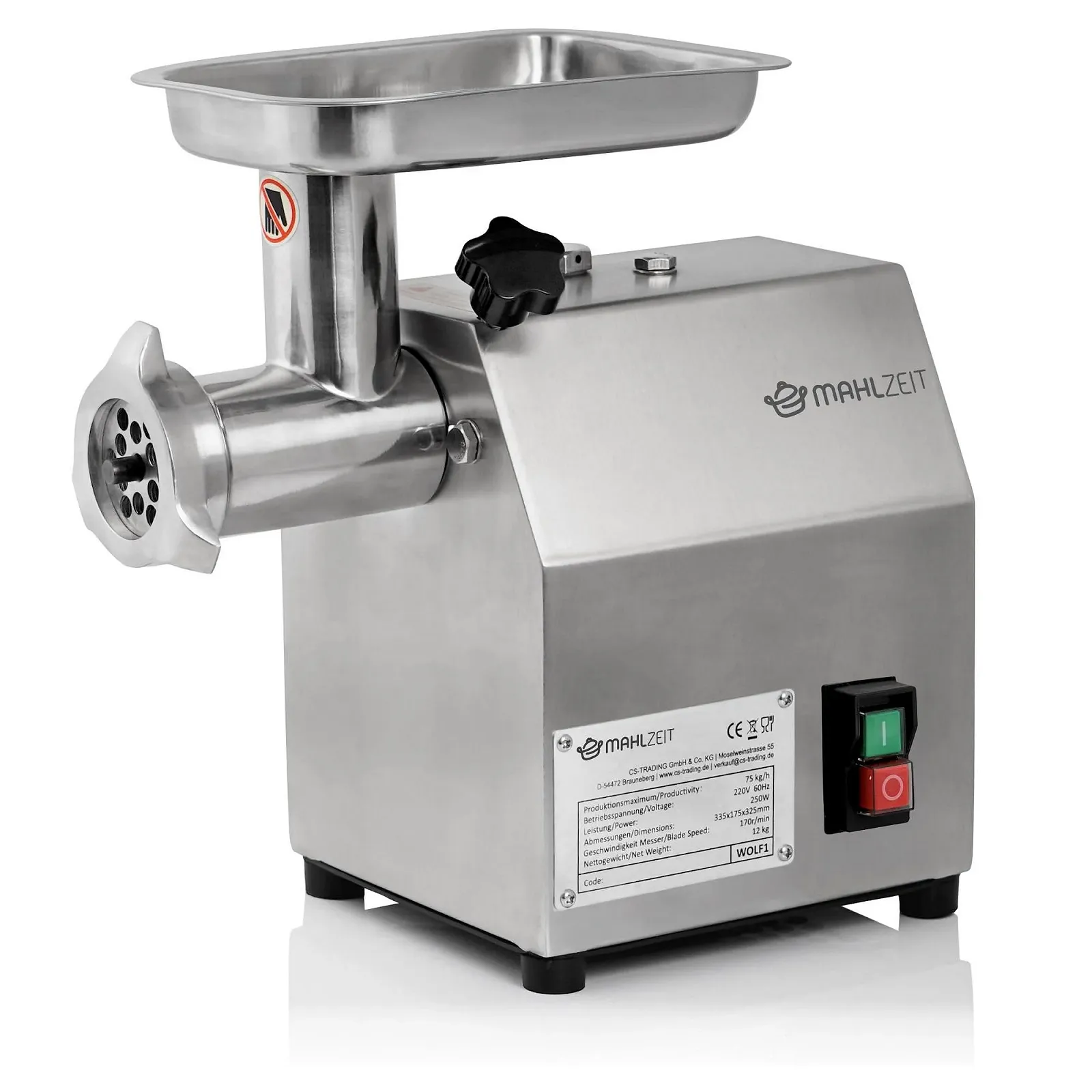 Мясорубка Zelsius Professional Stainless Steel, фото №1 Мясорубка Zelsius Professional Stainless Steel, фото №1