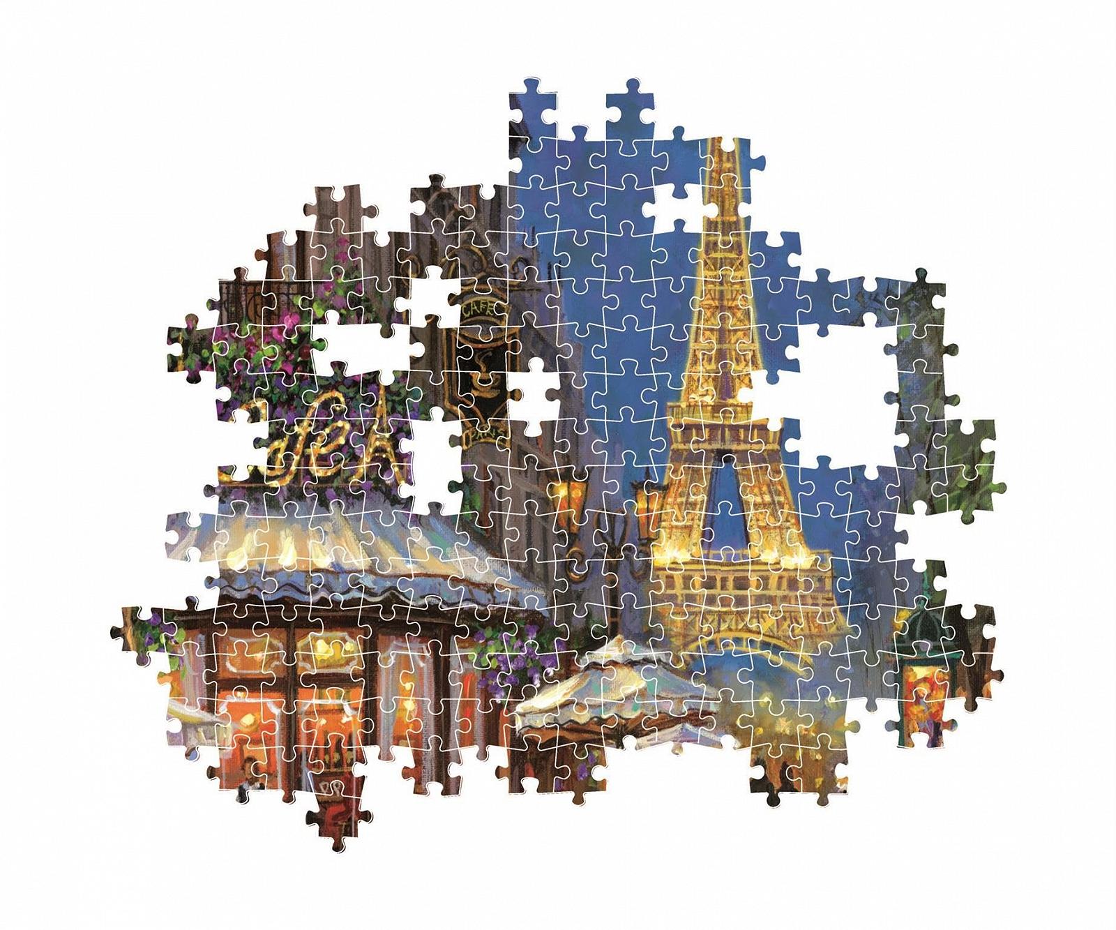 Пазл Clementoni Puzzle Collection Night at The Eiffel Café 500 Pieces 35577, фото №6
