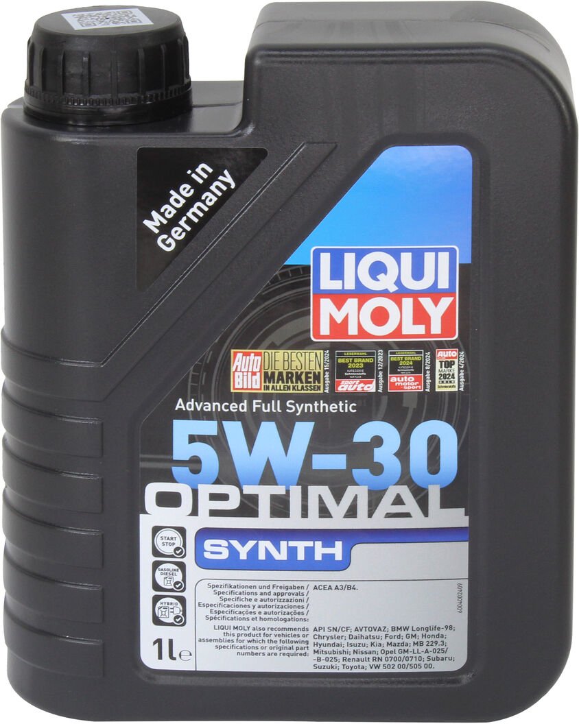 Моторное масло бензин дизель 5W-30 Liqui Moly Optimal HT Synth 1л 39000, фото №1