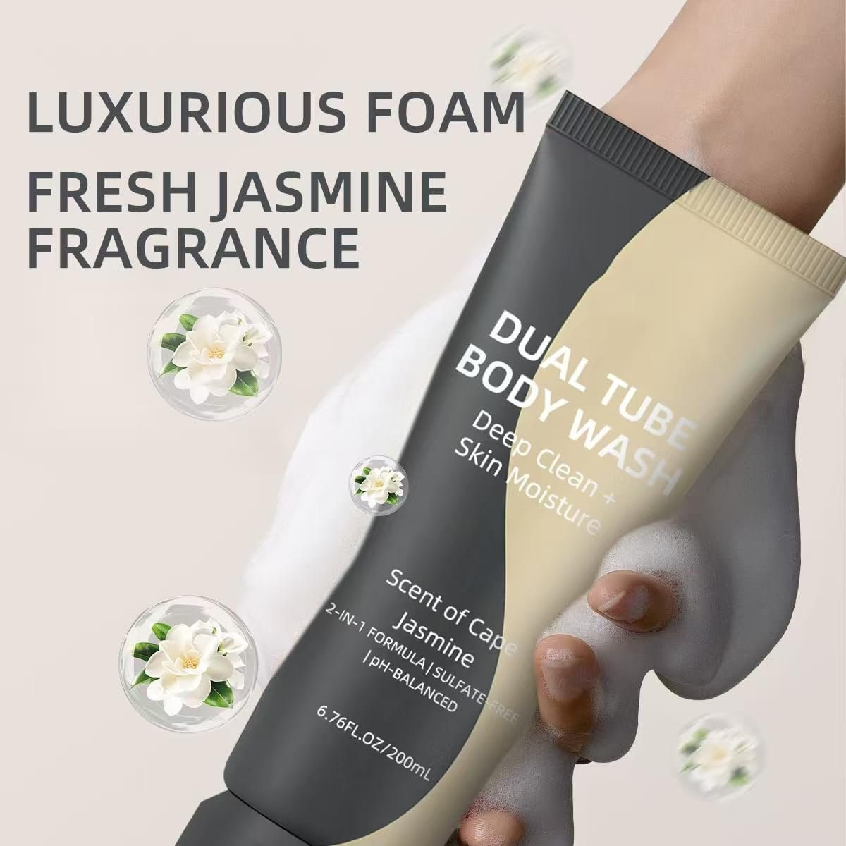 Гель для душу Aroma Hydrate з амінокислотами в подвійній тубі зволожуючий, фото №6