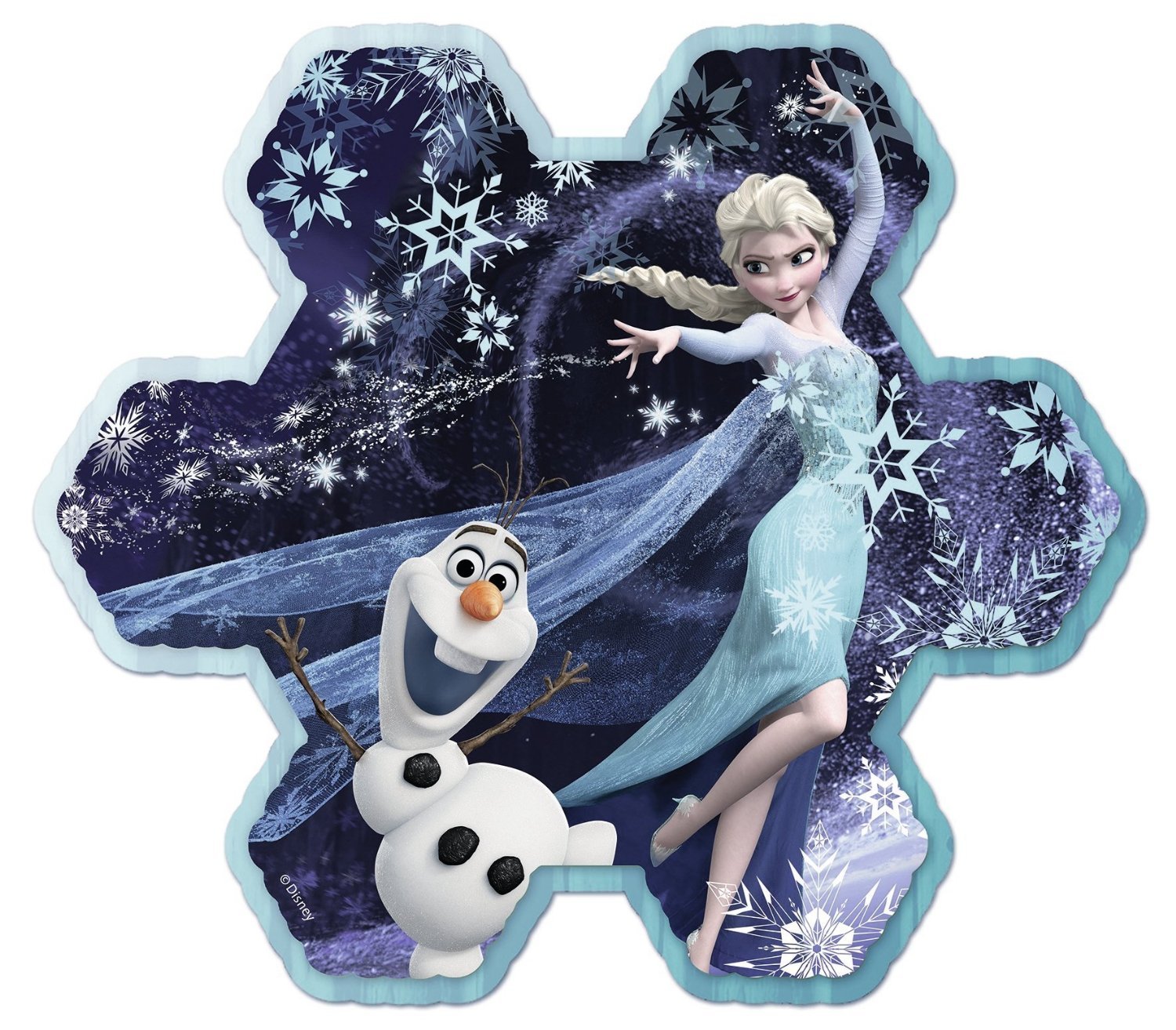 Пазлы Ravensburger Disney Frozen Elsa's Snowflake 73 элемента Фигурные, фото №1