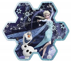 Пазлы Ravensburger Disney Frozen Elsa's Snowflake 73 элемента Фигурные - Фото 1