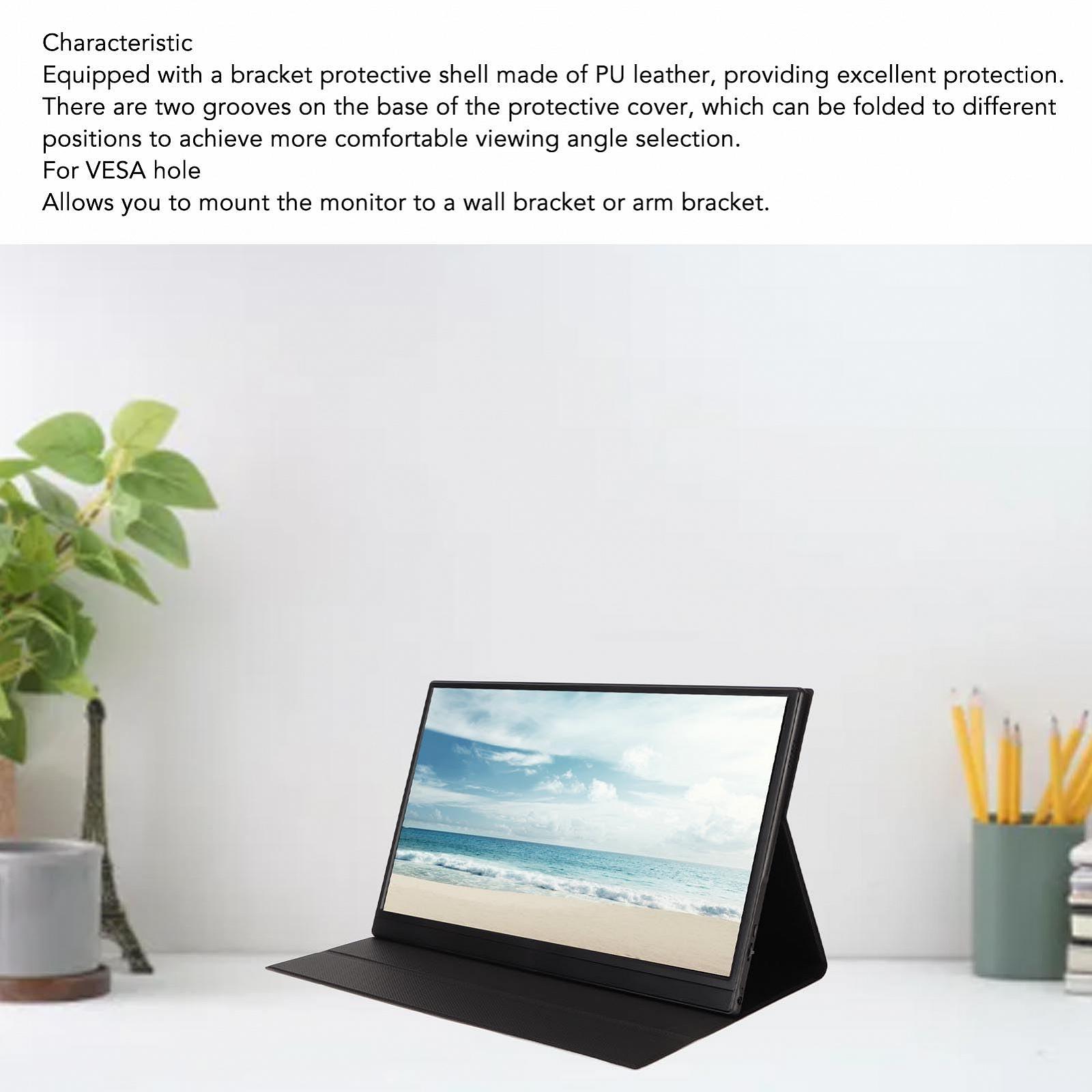Портативный Diyeeni 15.6 дюймов 1920 X 1080 IPS HD USB C экран для компьютера HDR Забота о глазах Встроенные динамики, фото №5