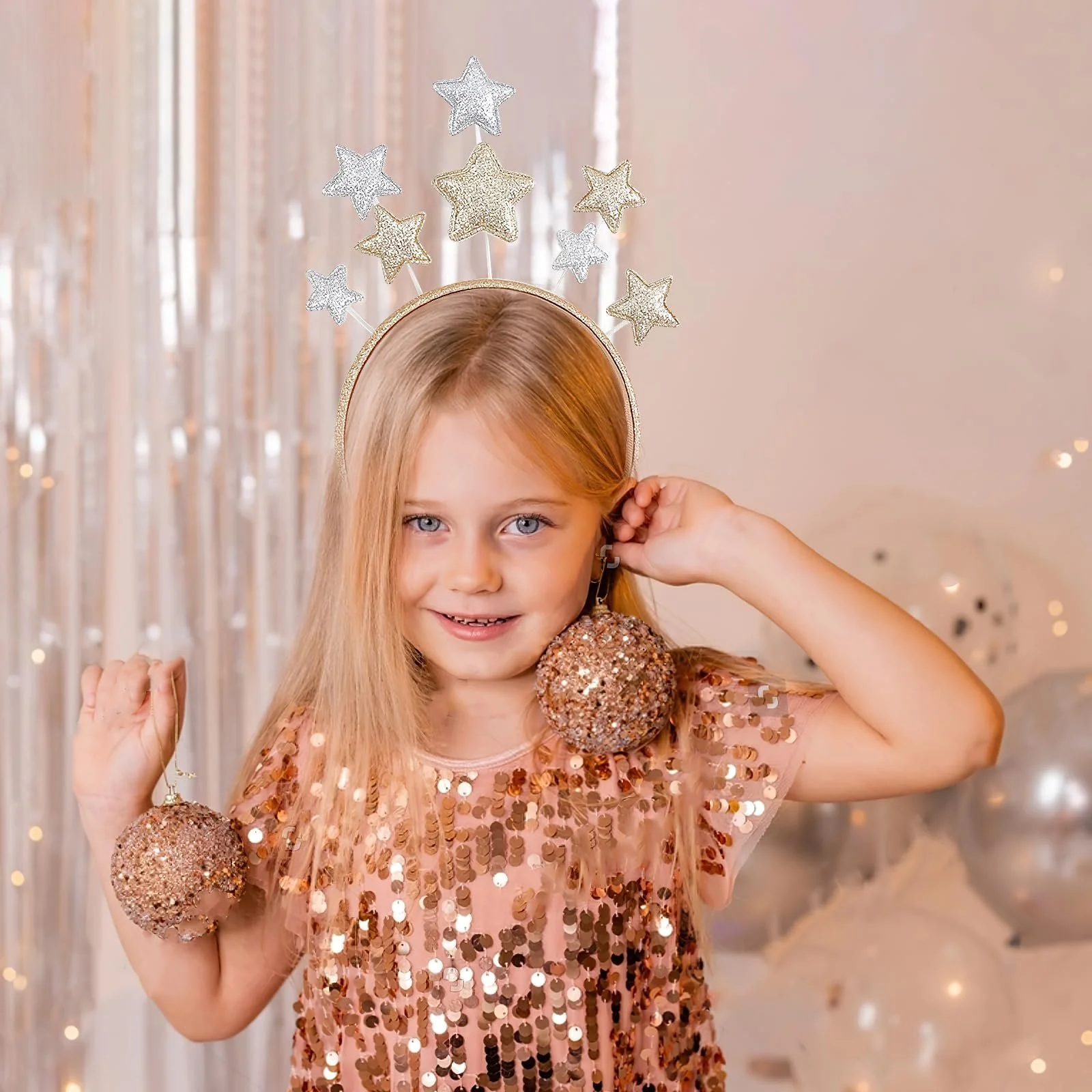 Обруч для волосся Різдвяна, фото №5