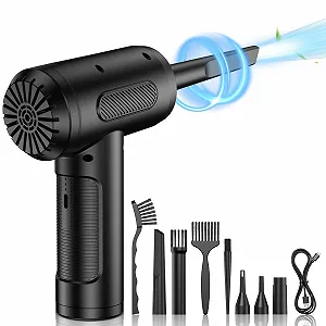 Електричний повітродувка  3-швидкісний 91000 об/хв 6000 мАг USB - Фото 1