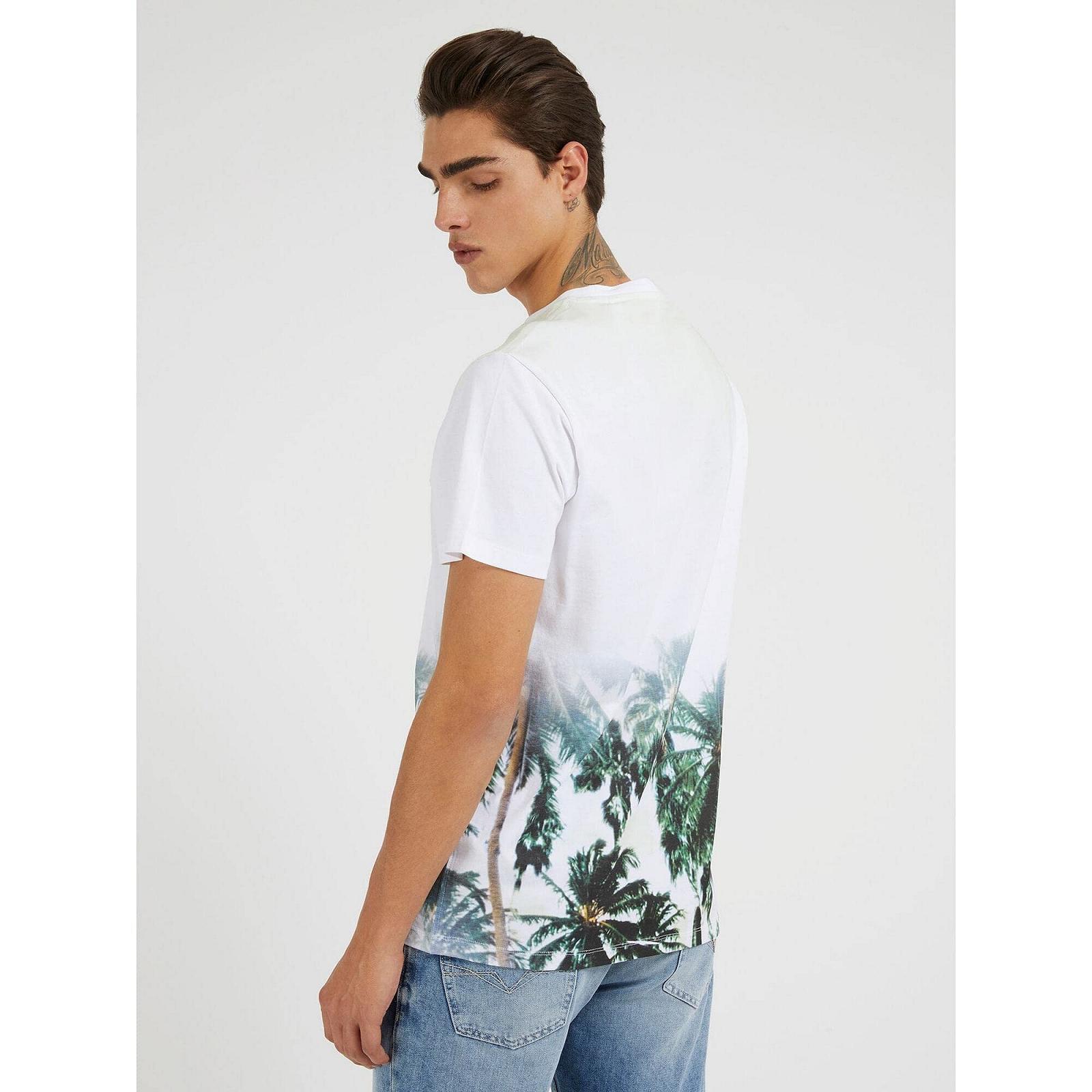 Мужская футболка Guess - Eco Palms Tee - Белый - L, фото №4 Мужская футболка Guess - Eco Palms Tee - Белый - L, фото №4
