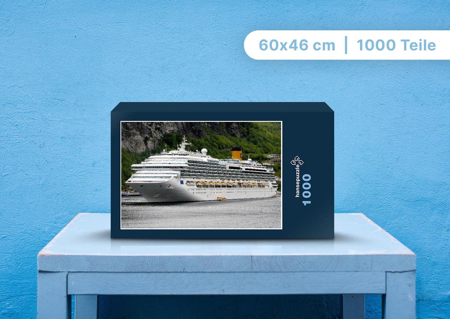 Пазл Hansepuzzle Locomotion Cruise Ship 70452 1000 элементов, фото №2