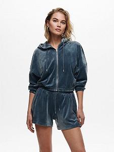 Худі ONLLAYA L/S ZIP HOOD 15231363 Blue Mirage ONLY Синій L - Фото 1
