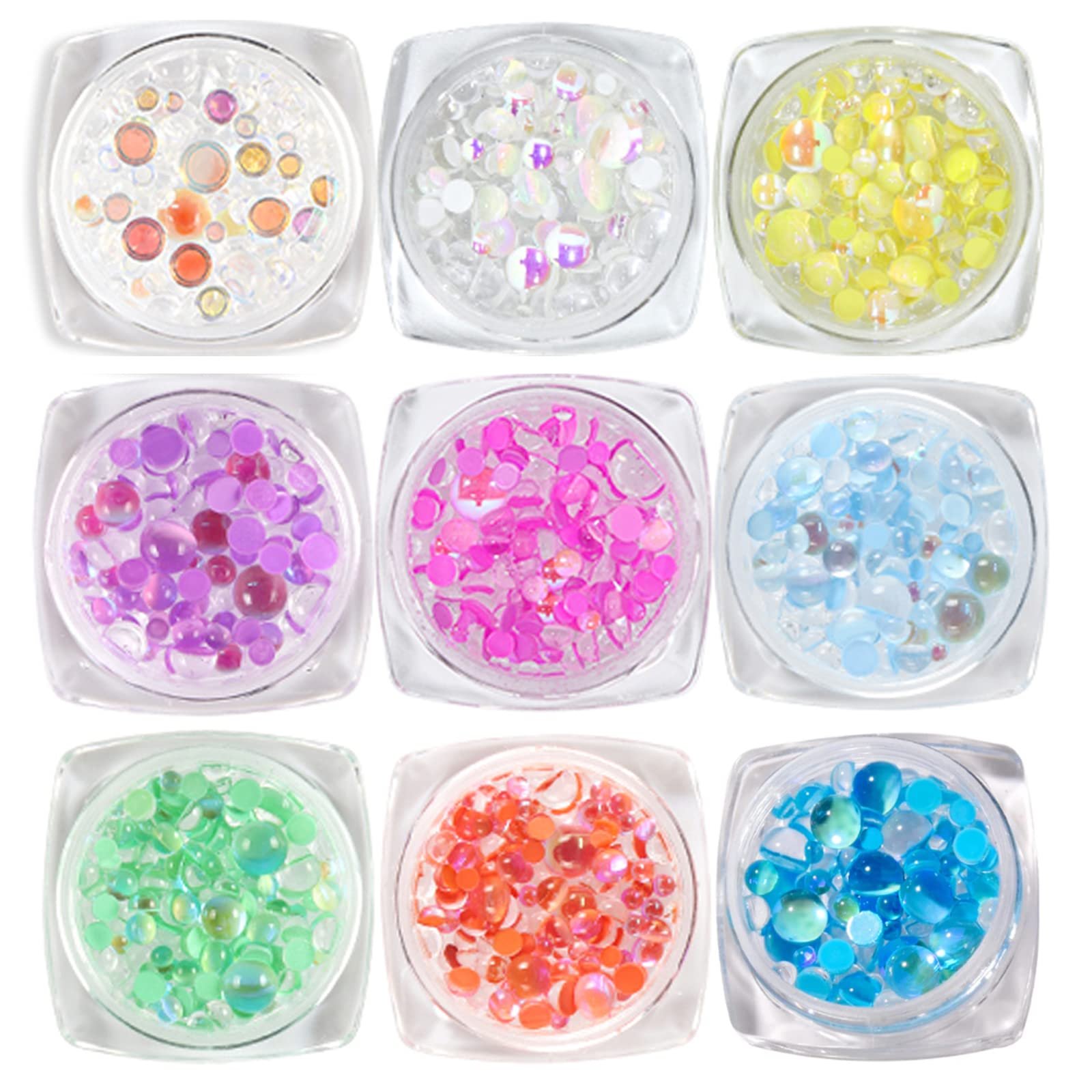 Стразы для ногтей Плоские Полукруглые Хрустальные Русалка Разноцветные Стеклянные Бусины 3D Искусственные Жемчужины, фото №1 Стразы для ногтей Плоские Полукруглые Хрустальные Русалка Разноцветные Стеклянные Бусины 3D Искусственные Жемчужины, фото №1