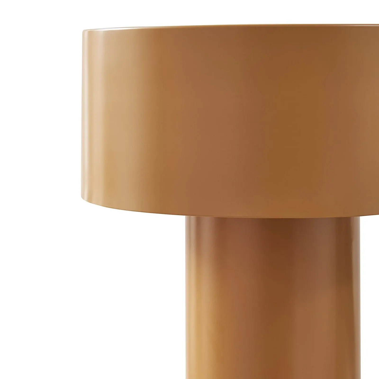 Настільна лампа приліжкова для читання lux.pro Kömn з відкритим металевим абажуром та кабелем 37 x 30 x 30 см Коричнева, фото №6