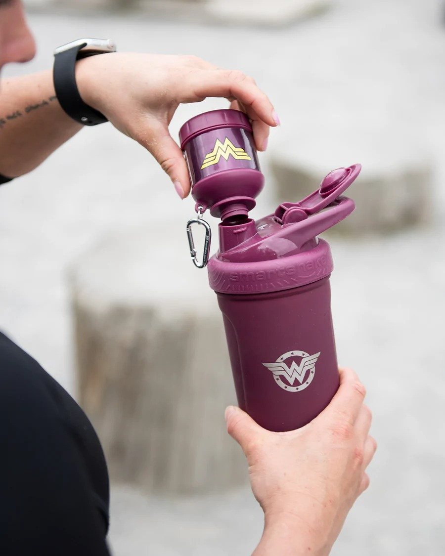 Контейнер Smartshake Whey2Go Funnel Pillbox 110ml DC Wonderwoman, фото №3