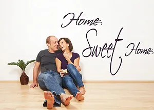 Наклейка на стіну Home Sweet Home 68041 для передпокою та вітальні 29 x 20 см 32 кольори - Фото 1