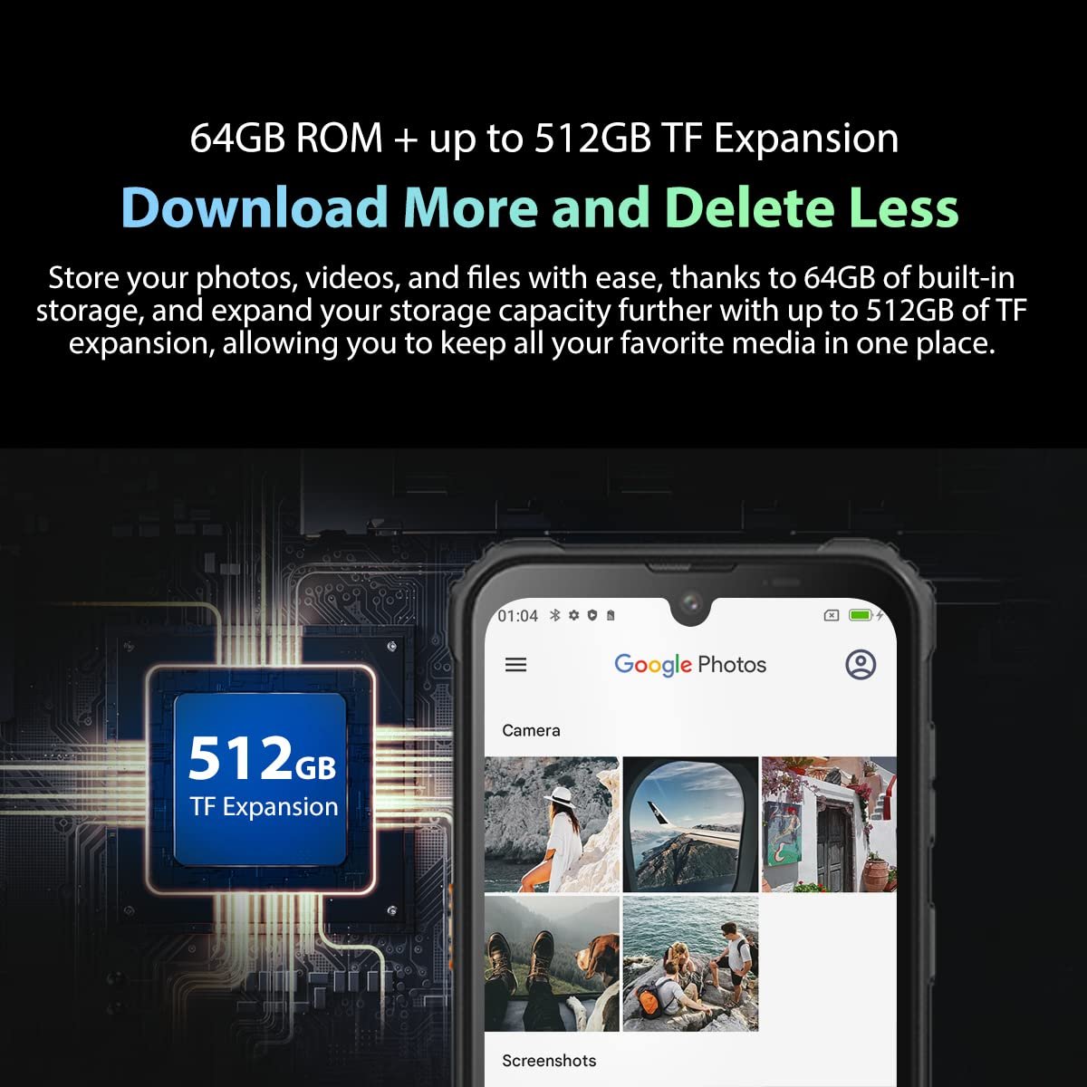Защищенный смартфон Blackview BV5300 Pro 7GB+64GB 6580mAh Black, фото №9