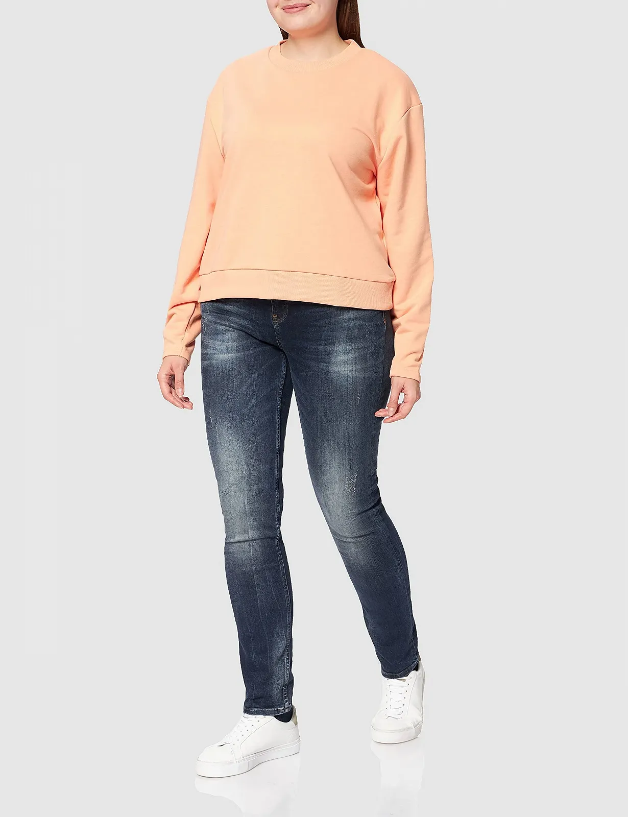 Жіночий світшот NA-KD Rounded Sleeve Sweater, фото №2