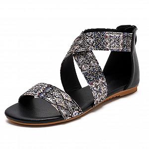 Купить Летние сандалии без каблука открытые пляжные женские - Фото 1 Летние сандалии без каблука открытые пляжные женские - Фото 1