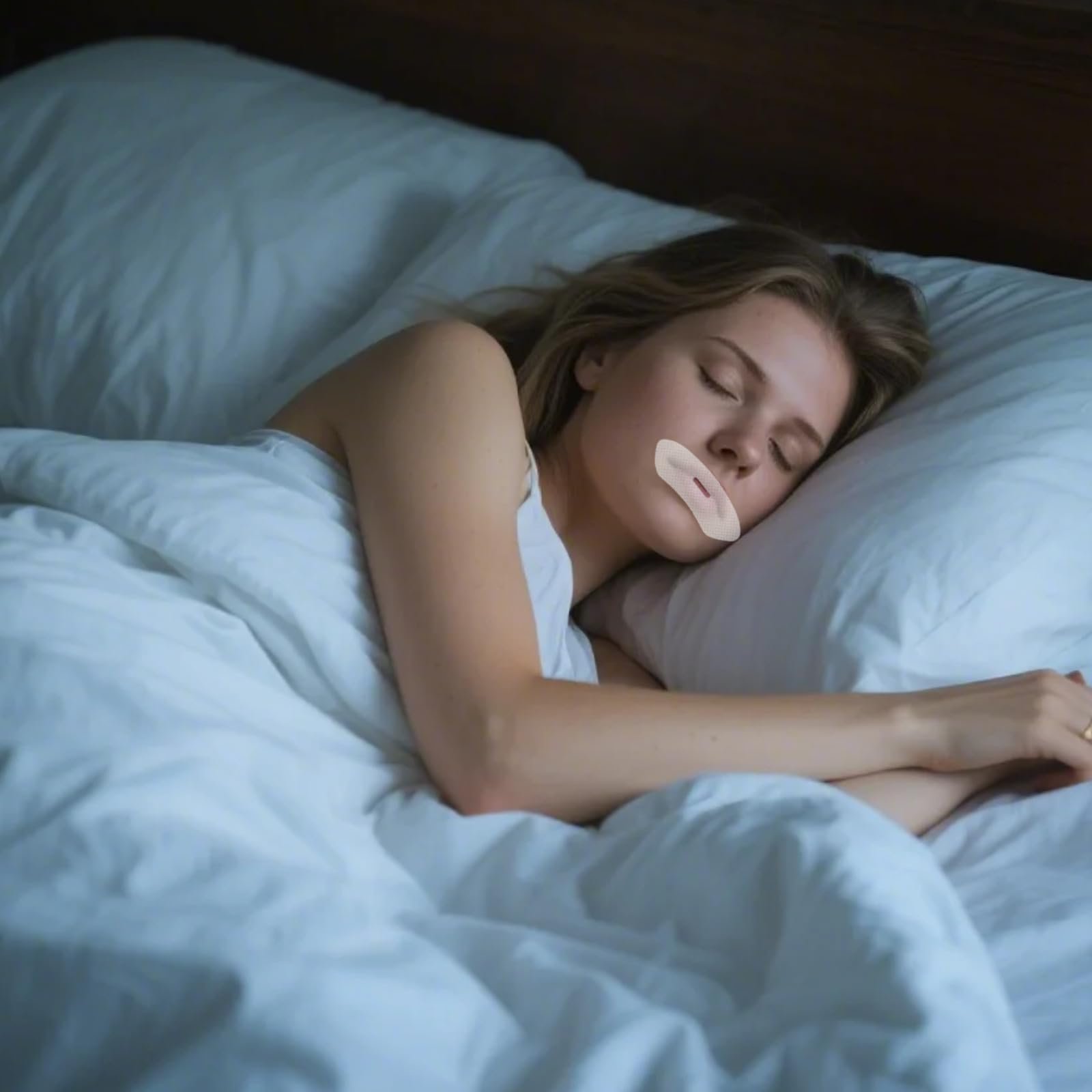 Пластир для рота від хропіння, 60 шт., тканина, для сну, фото №5