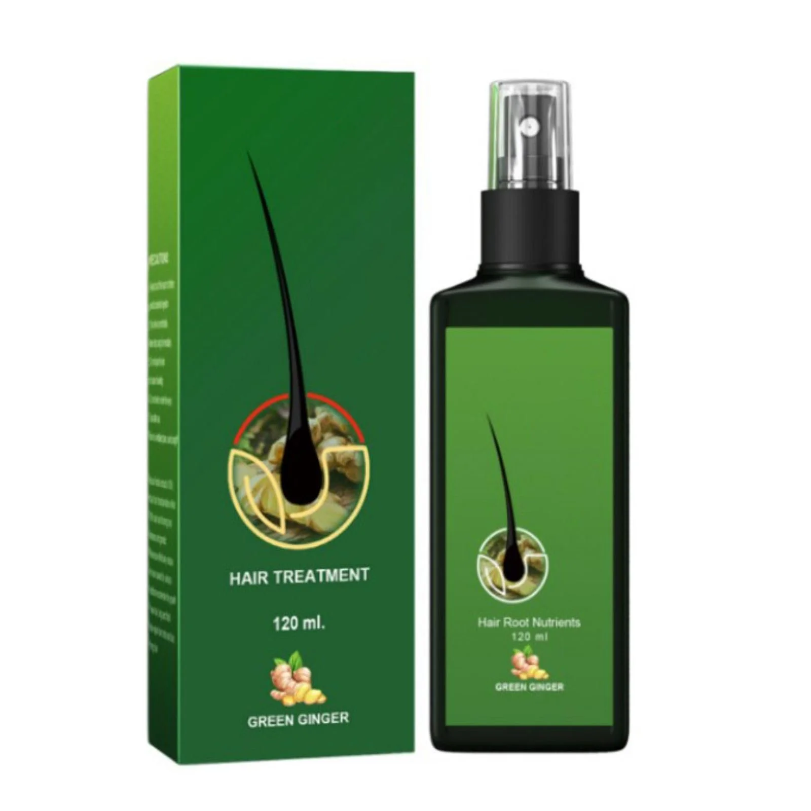 Сироватка для росту волосся з імбиром NAOLVE, 120 мл, фото №1