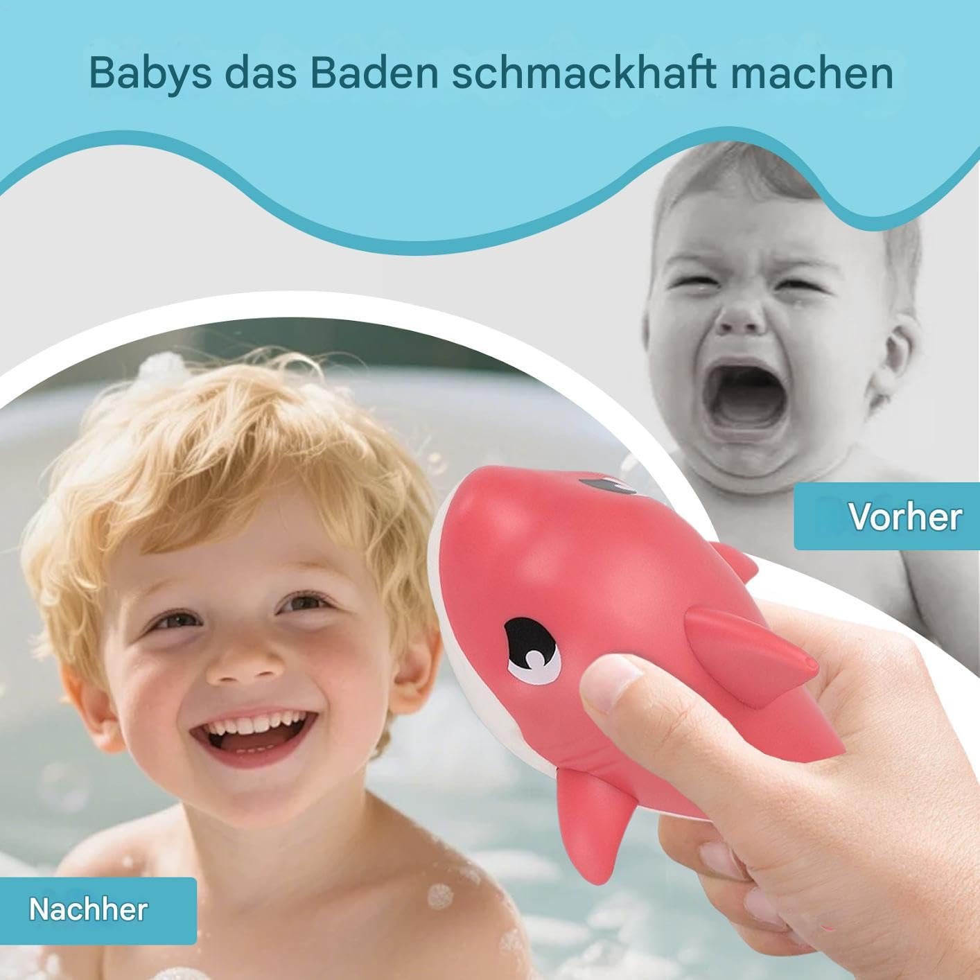 Іграшка для ванни з заводним механізмом Акула для купання, фото №4 Іграшка для ванни з заводним механізмом Акула для купання, фото №4