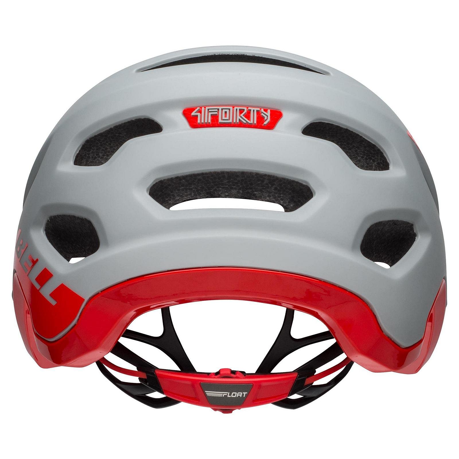 Велосипедний шолом MTB BELL 4Forty Grey/Red 2021, фото №3
