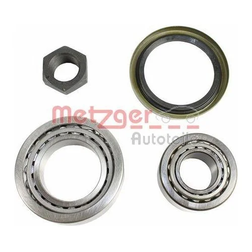 Комплект підшипника ступиці METZGER WM 6686 GREENPARTS для CHRYSLER MERCEDES-BENZ, передній міст, фото №2