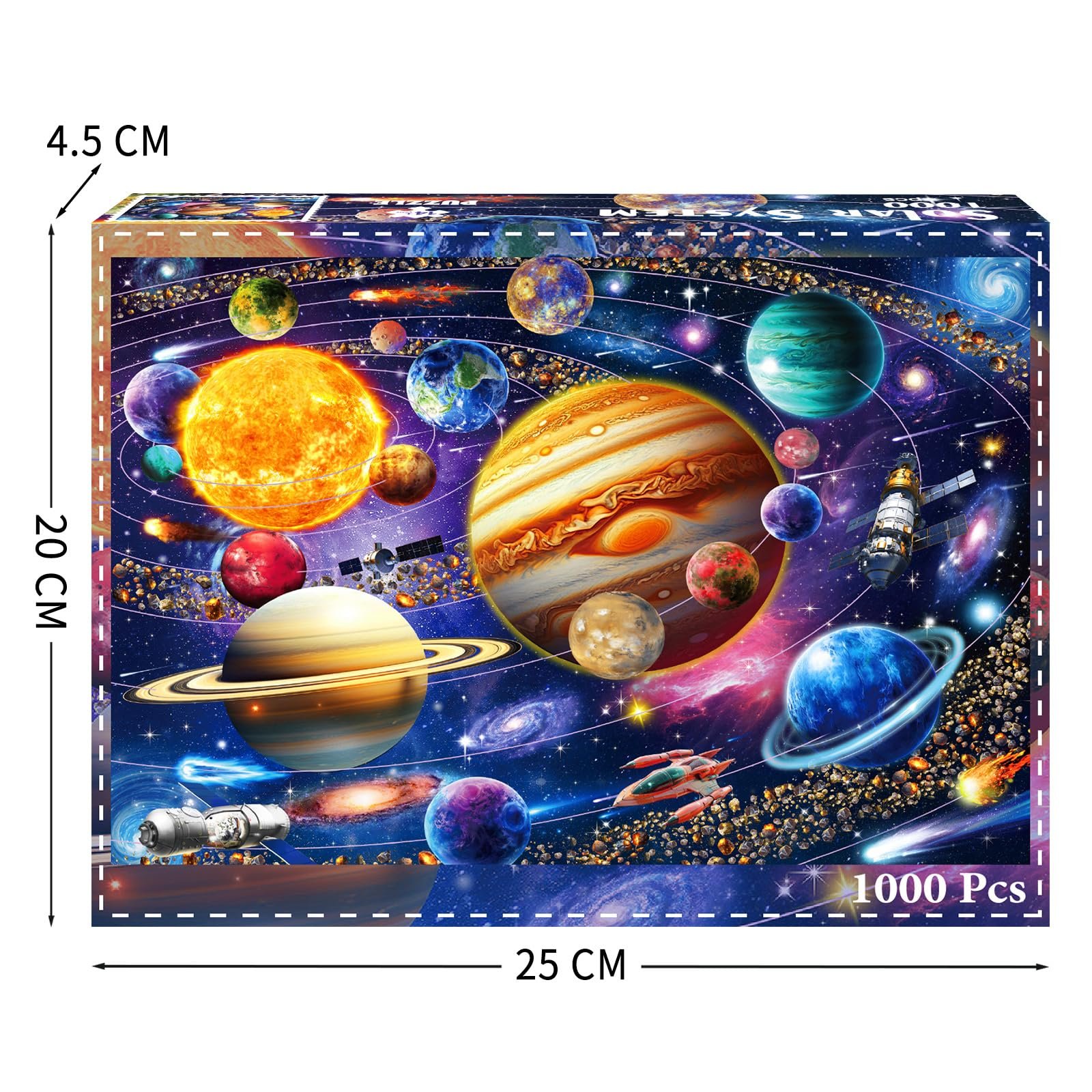 Пазл HUADADA Solar System 1000 елементів Кольоровий, фото №3