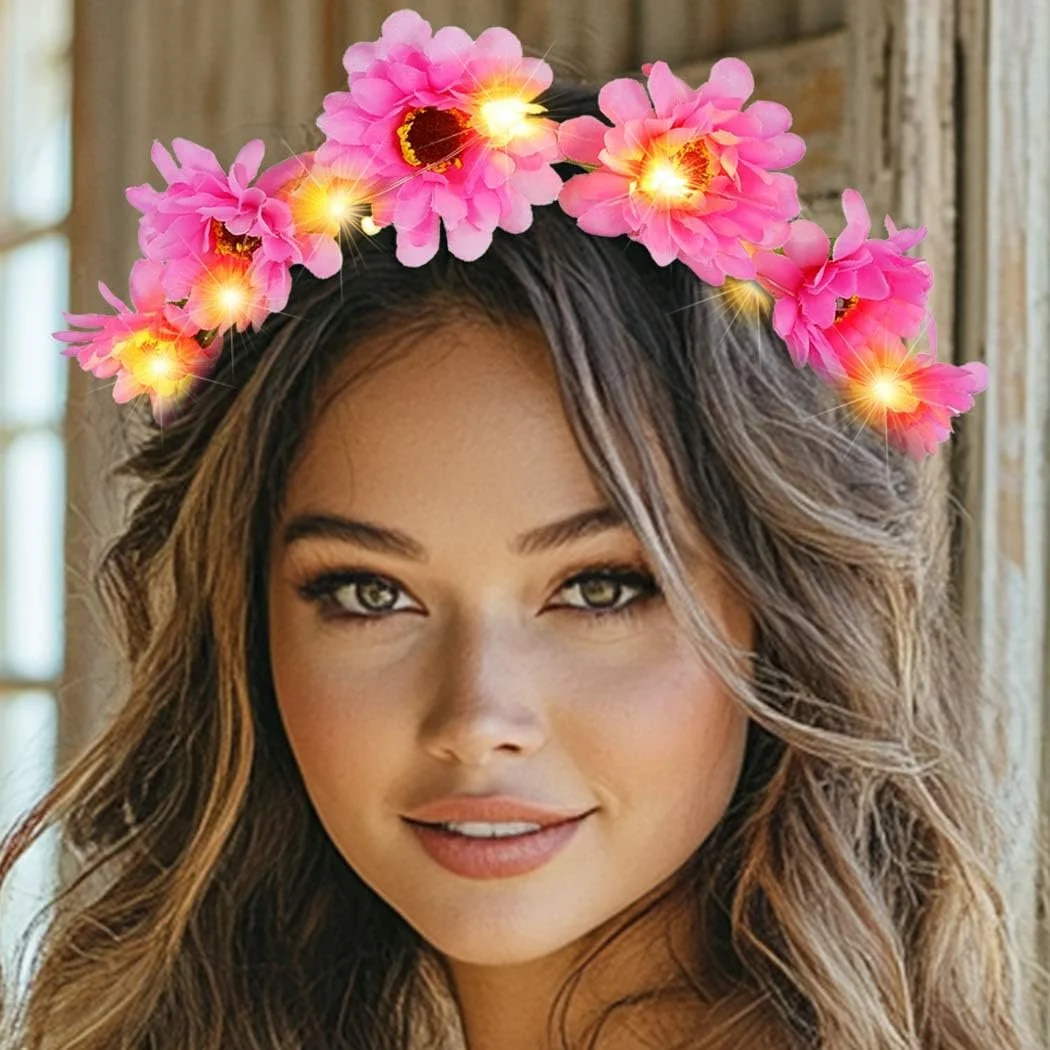 Вінок для волосся з LED підсвічуванням Zoestar, фото №7
