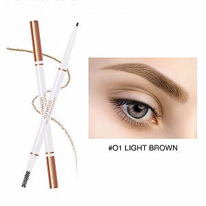 Карандаш для бровей HUALONG Двусторонний Ультратонкий Водостойкий Набор для бровей Черный synthetic.ua - Фото 1