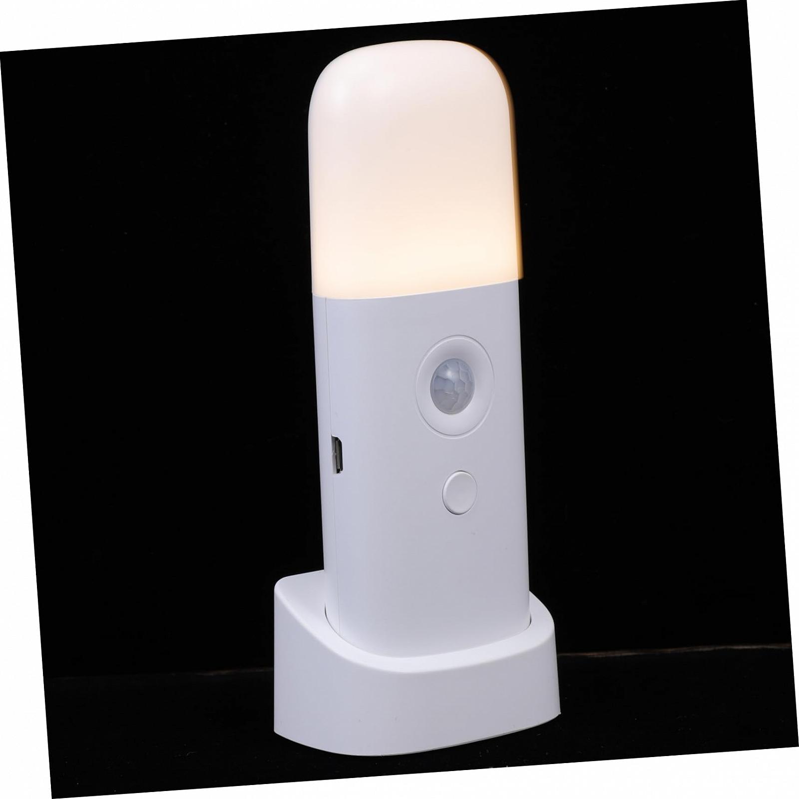 Лампа HOMSFOU Smart Body Sensor Lamp Нічна Смарт-підсвітка тіла Маленька Смарт-лампа тіла Проста приліжкова лампа Смарт-підсвітка тіла, фото №1