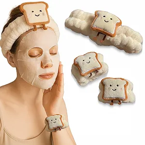 Повязка для спа-процедур Бежевый - Фото 1