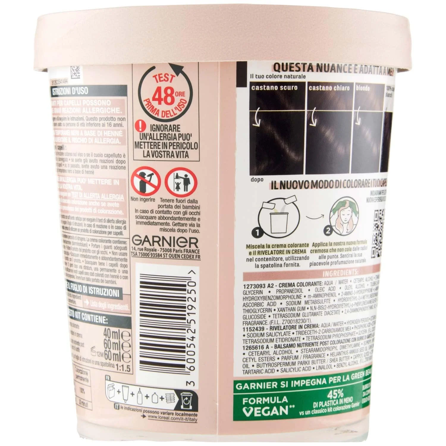 Фарба для волосся Garnier Good Mediterranean Чорний, 1 шт, фото №3