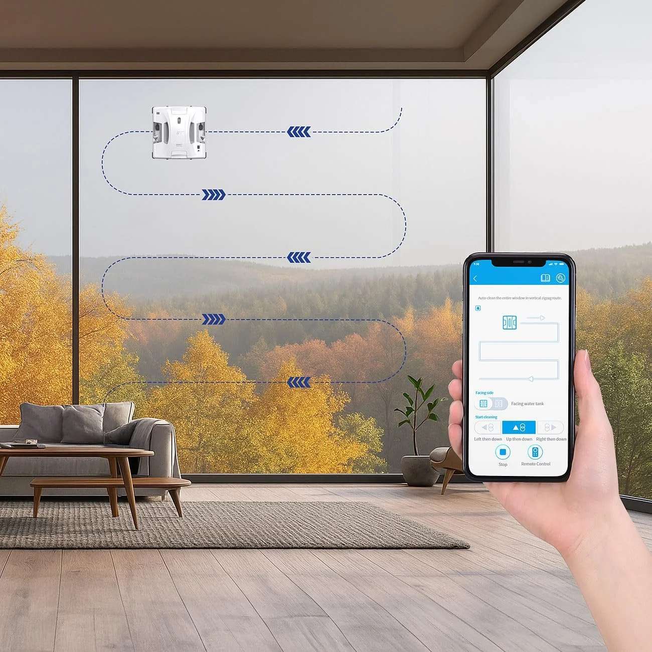 Робот для миття вікон Sichler Exclusive HOBOT S7 Pro Professional, подвійний розпилювач та склоочисник, App, фото №4 Робот для миття вікон Sichler Exclusive HOBOT S7 Pro Professional, подвійний розпилювач та склоочисник, App, фото №4