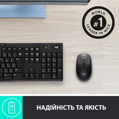 Мышка Logitech M190 Charcoal (910-005905), фото №5 Мышка Logitech M190 Charcoal (910-005905), фото №5