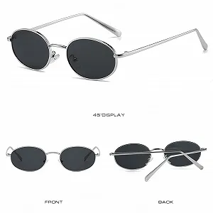 Солнцезащитные очки овальные ретро WDZAYXC для мужчин и женщин synthetic.ua - Фото 1