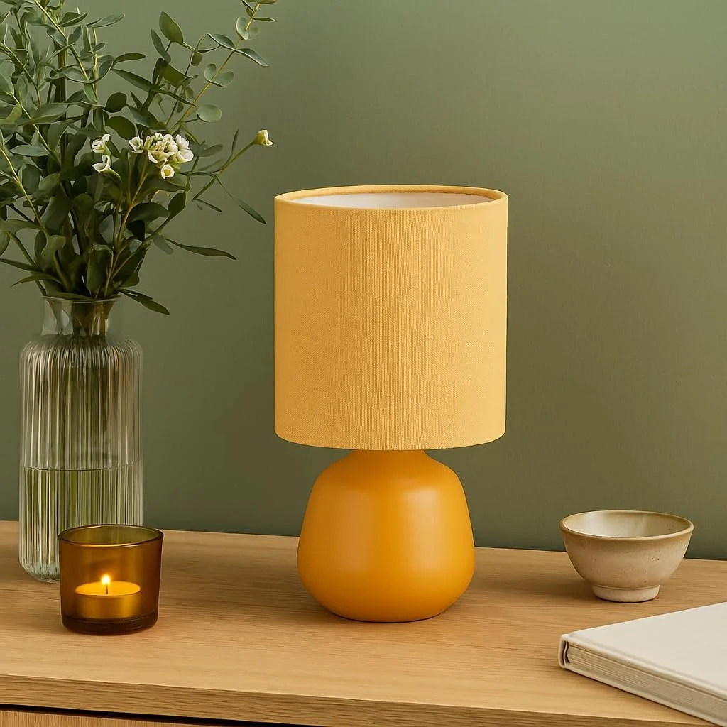 Настільна лампа Luxus Paris H 34 x Діаметр 20 E27 Кераміка Червоний, фото №3