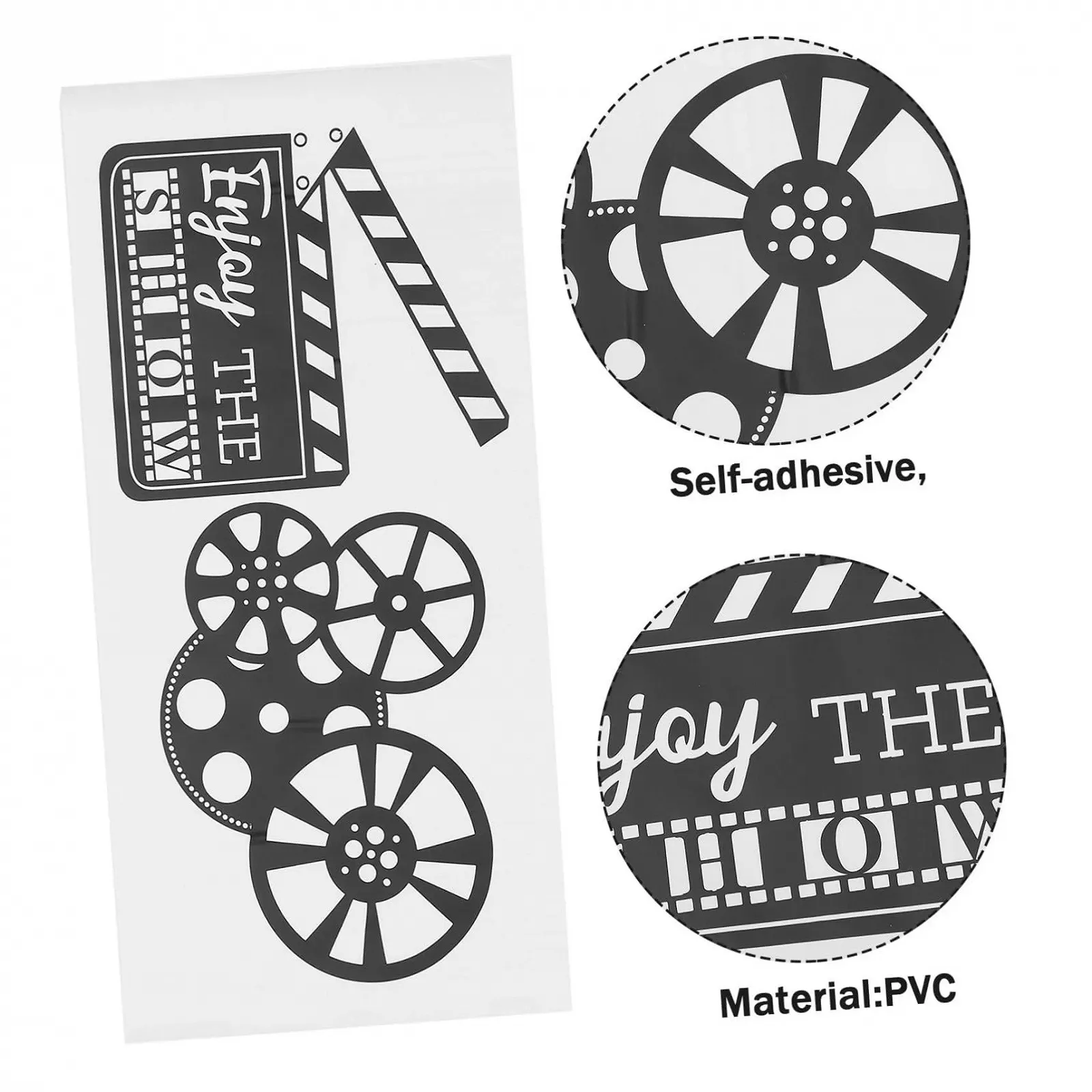 Наклейка на стіну NOLITOY Vintage Cinema Theatre Retro, фото №3