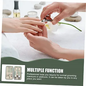 Набір інструментів для манікюру та педикюру Healvian, світло-зелений ціна на synthetic.ua - Фото 1 Набір інструментів для манікюру та педикюру Healvian, світло-зелений synthetic.ua - Фото 1