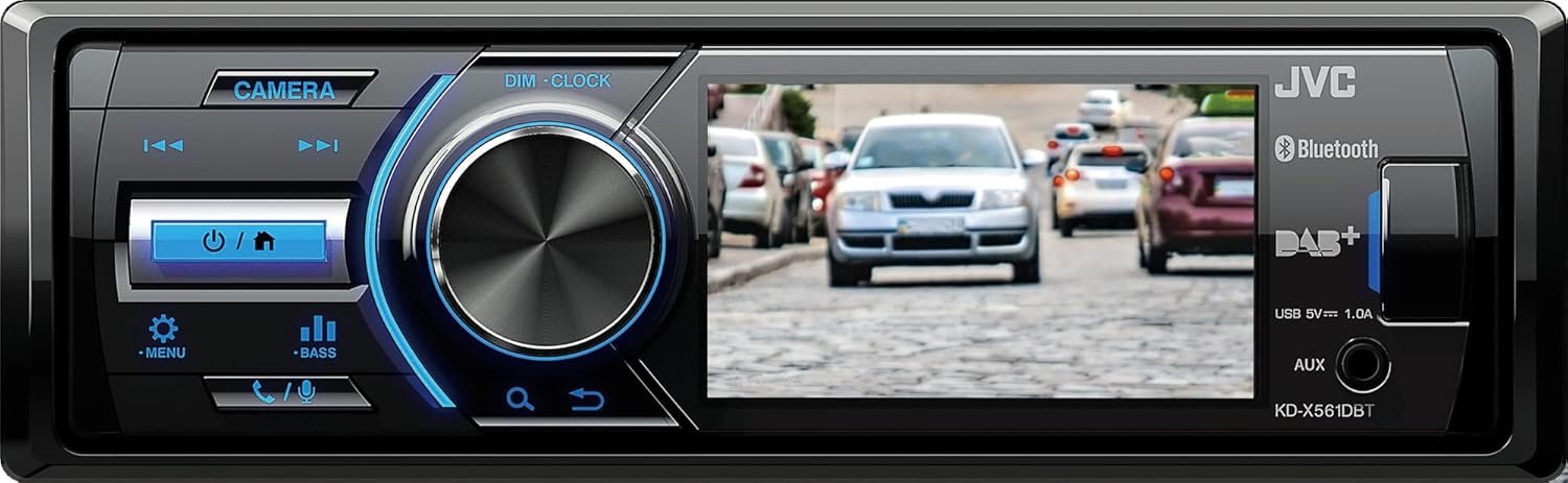 Автомагнітола JVC KD-X561DBT / 3" / Bluetooth / USB / AUX / DAB+ / 1DIN, фото №4