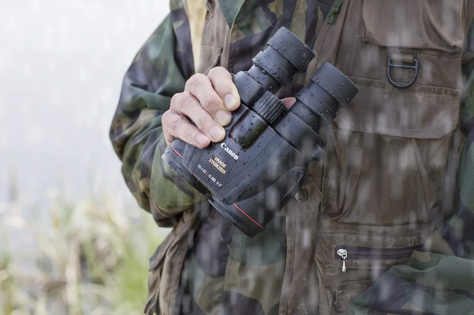 Бінокль Canon 10x42L IS WP 0155B010AA Чорний, фото №5