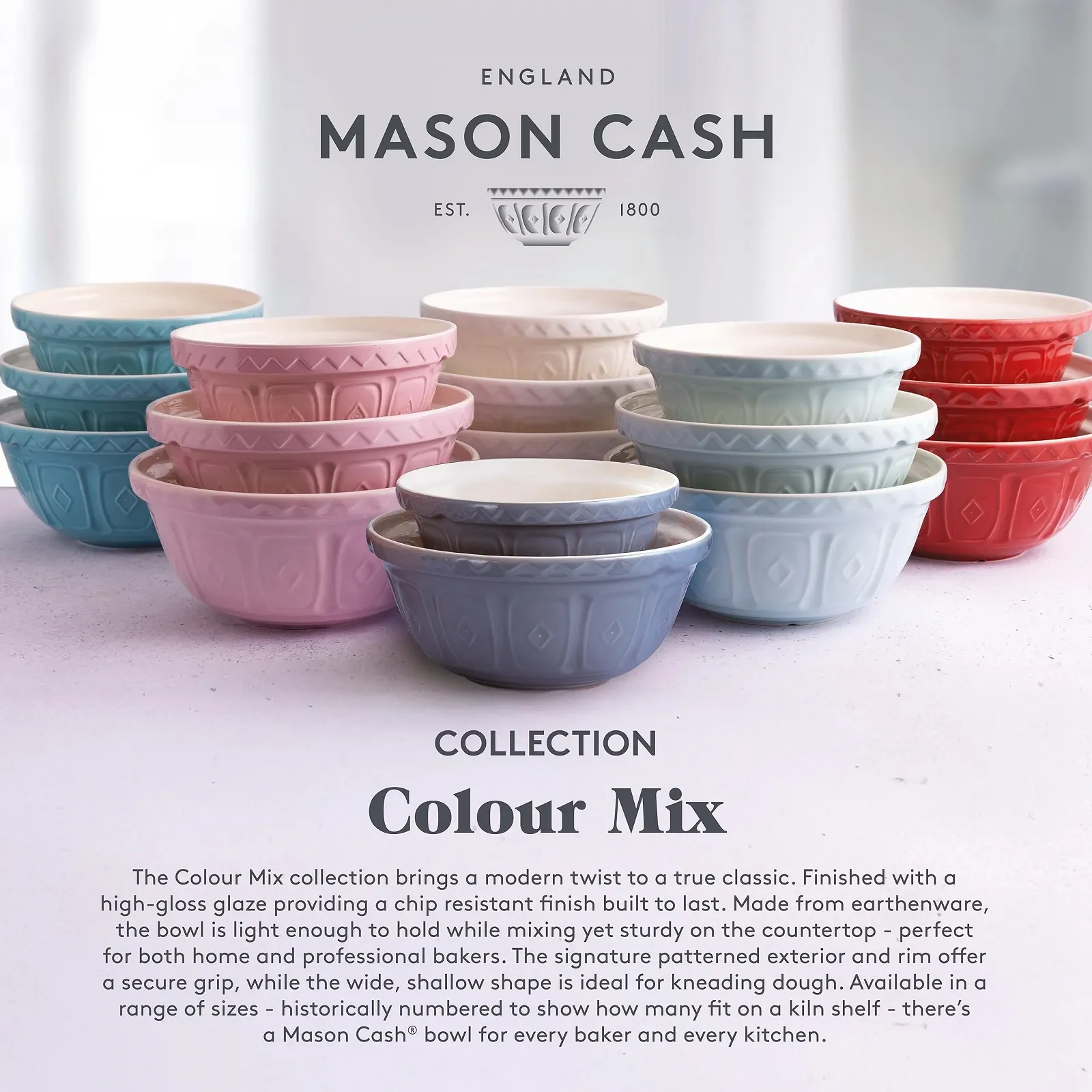 Миска Mason Cash S12 Colour Cream 29 см 4 л Кераміка, фото №7 Миска Mason Cash S12 Colour Cream 29 см 4 л Кераміка, фото №7