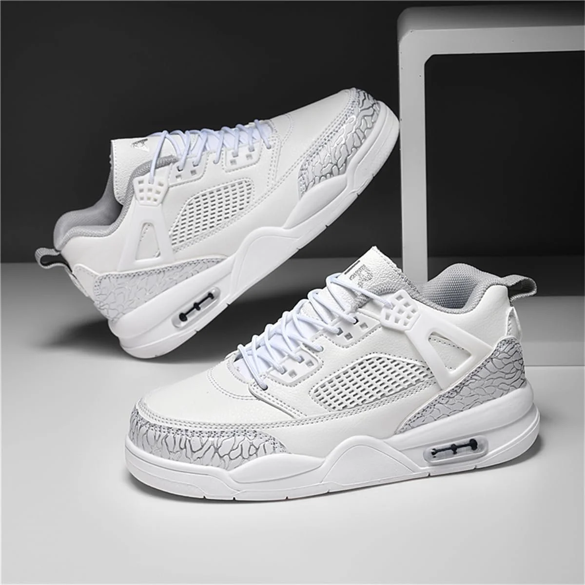 Спортивная обувь TBJ Кроссовки баскетбольные детские для мальчиков и девочек Ретро Нескользящие, фото №3