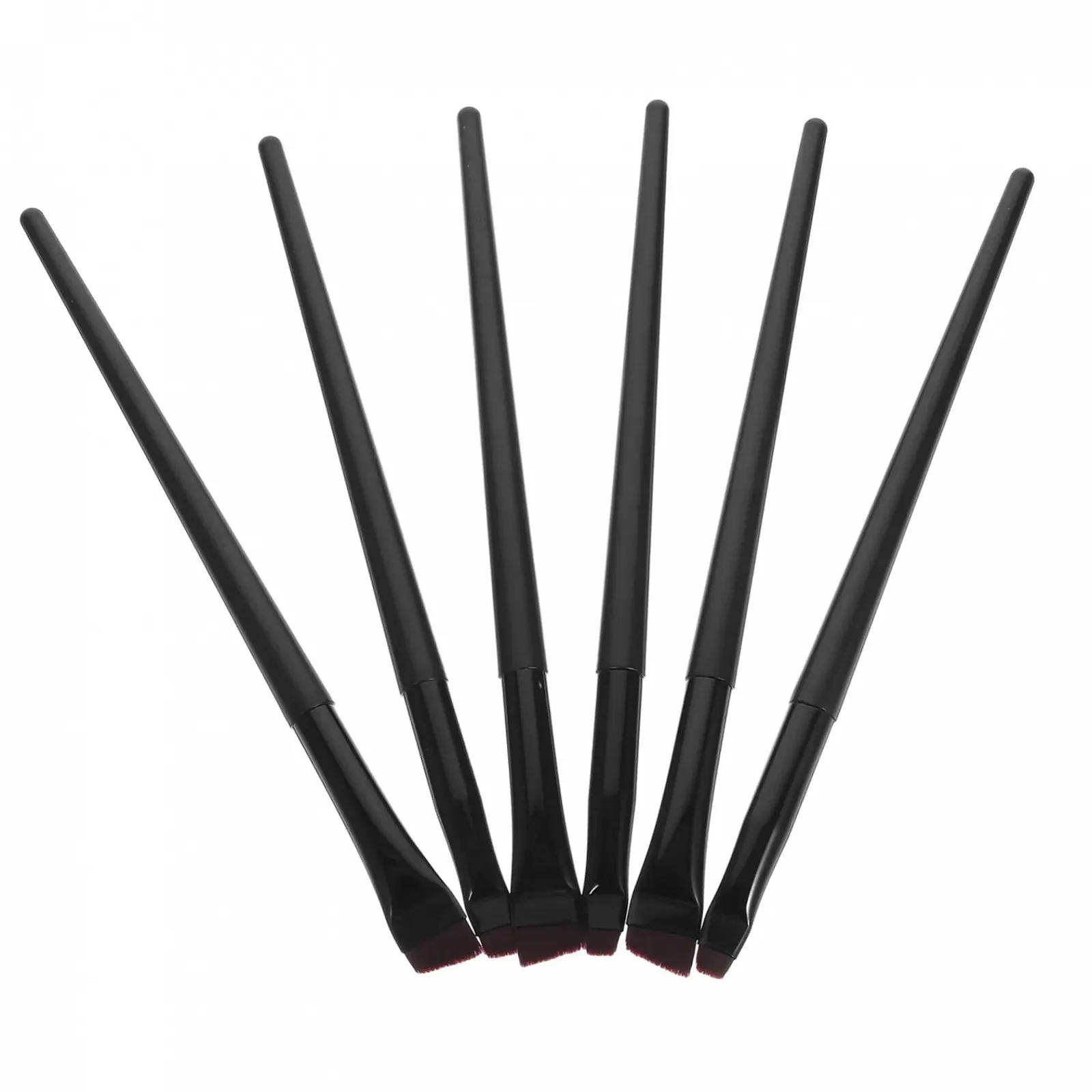 Кисти для подводки FRCOLOR 80 шт. Кисти для макияжа Кисти для косметики Кисти для красоты аксессуары для макияжа Кисти для точного нанесения на глаза набор для макияжа глаз большая Кисти для бровей Кисти со скошенной головкой, фото №5