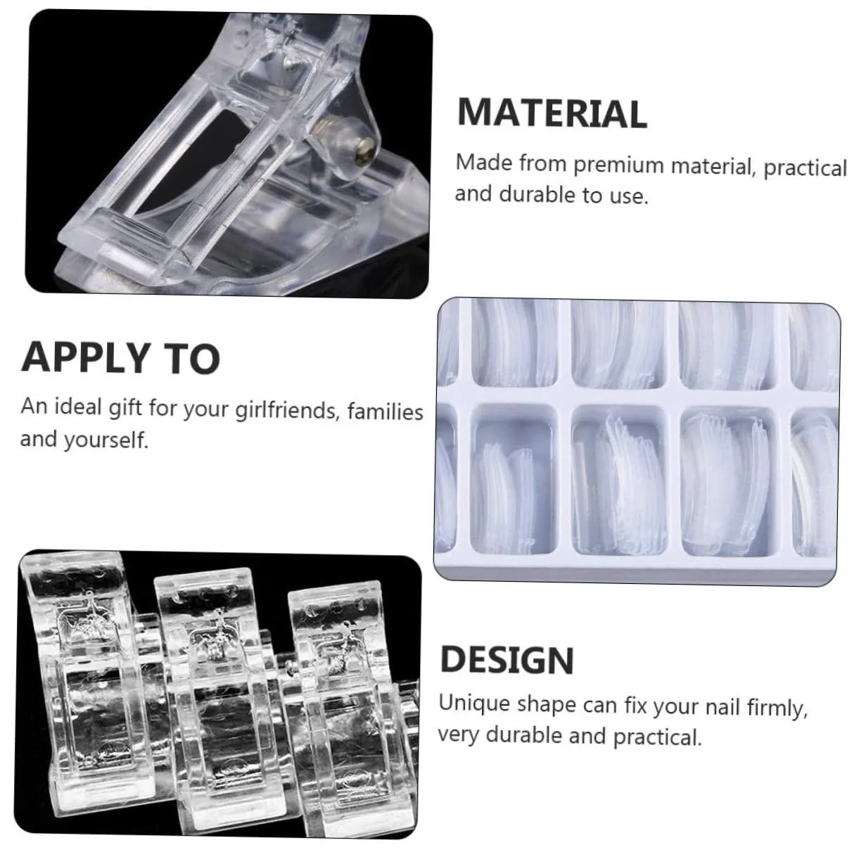 Набір затискачів для нігтів WRITWAA, фото №6