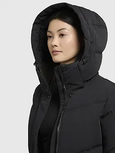 Женское зимнее пальто khujo Ainu Черный synthetic.ua - Фото 1