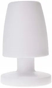 Настільна лампа Reality Leuchten Dora Outdoor Пластикова 1.5 Вт Біла - Фото 1