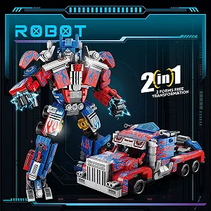 Конструктор трансформер Оптимус прайм Optimus Prime машина трансформер робот детский игрушка 240 дет. - Фото 1