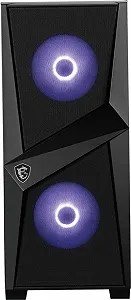 Корпус для ПК MSI MAG Forge 100M / без БП / Черный synthetic.ua - Фото 1