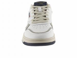 Кеди Victoria 1985 Низькі C80 Шкіра, Кольорові деталі та Спліт-шкіра Ретро логотип 8800119 synthetic.ua - Фото 1