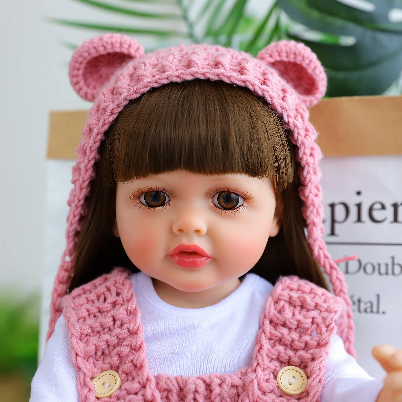 Кукла Binxing Yts Reborn Baby 55 см Мягкий Силиконовый Винил 22 Дюйма Реалистичная Новорожденная Кукла Магнитный Рот Ручная Работа, фото №2