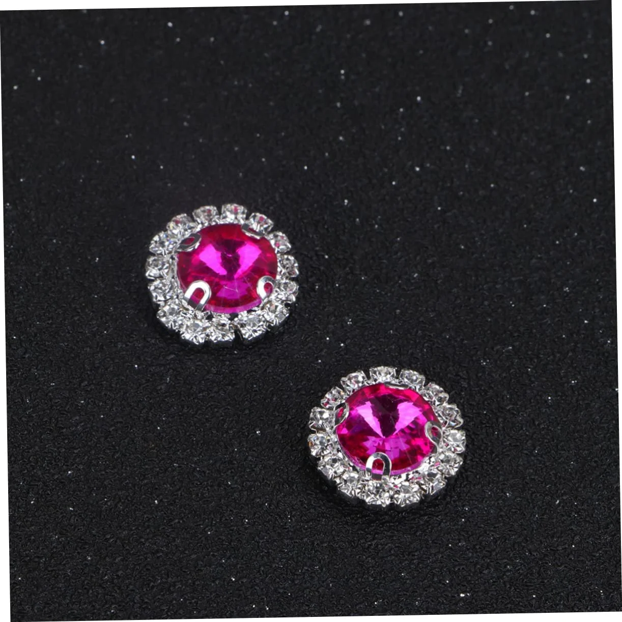 Стрази Круглі STOBOK 40шт Рожевий, фото №2