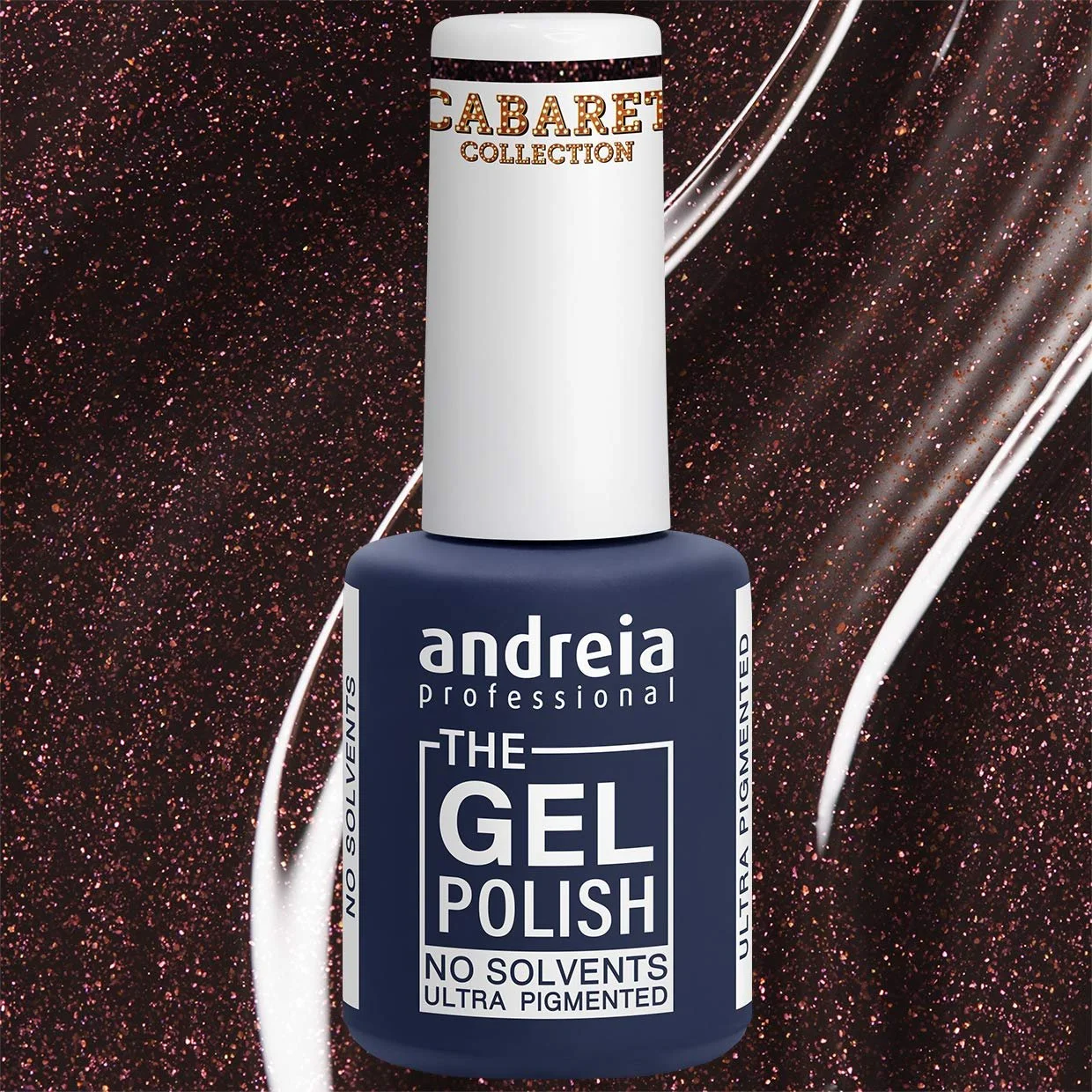 Гель-лак Andreia Professional The Gel Polish Glitter Colours Gold Tones Metallic G25 Фиолетовый и серебряный, фото №2 Гель-лак Andreia Professional The Gel Polish Glitter Colours Gold Tones Metallic G25 Фиолетовый и серебряный, фото №2